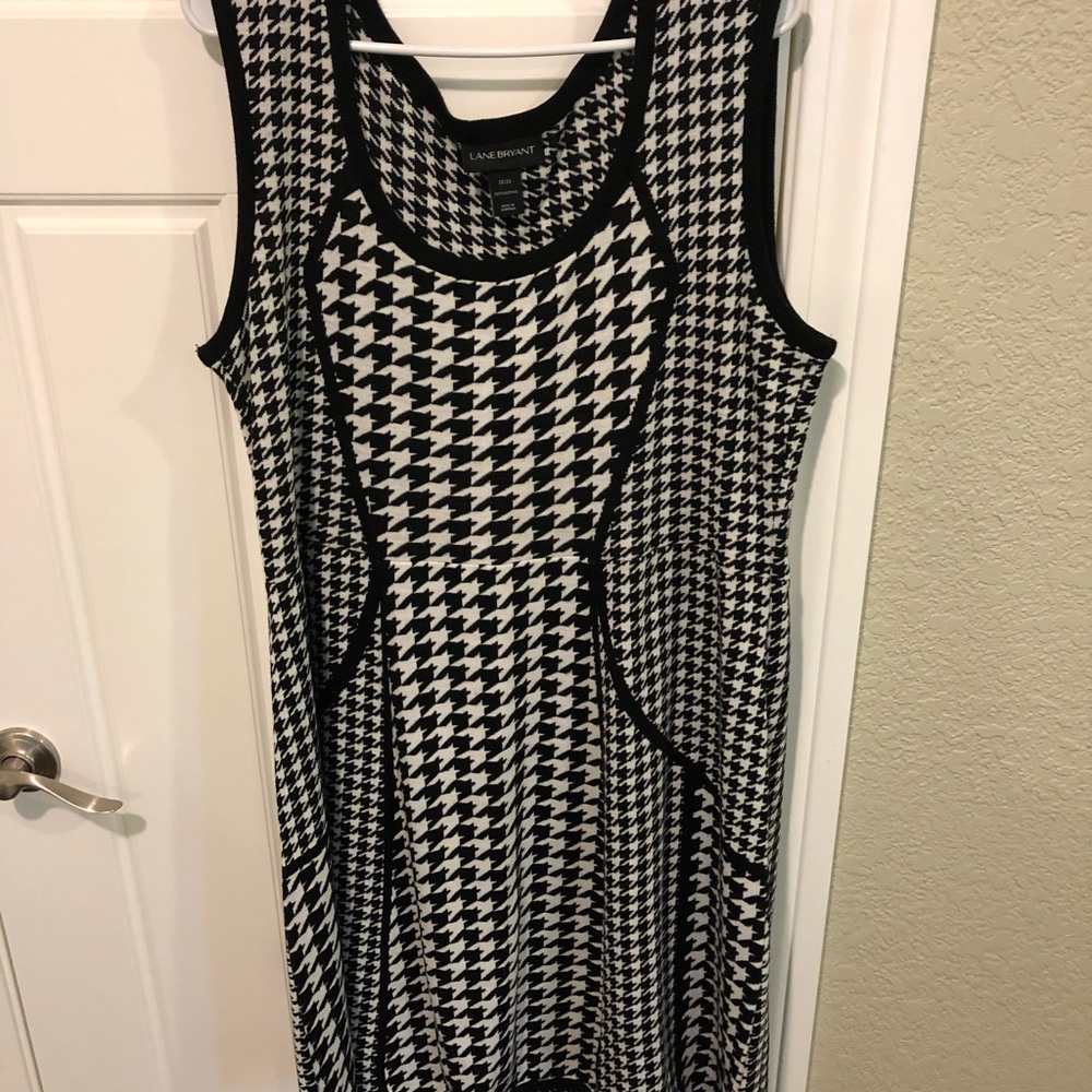 Houndstooth Sweater Dress